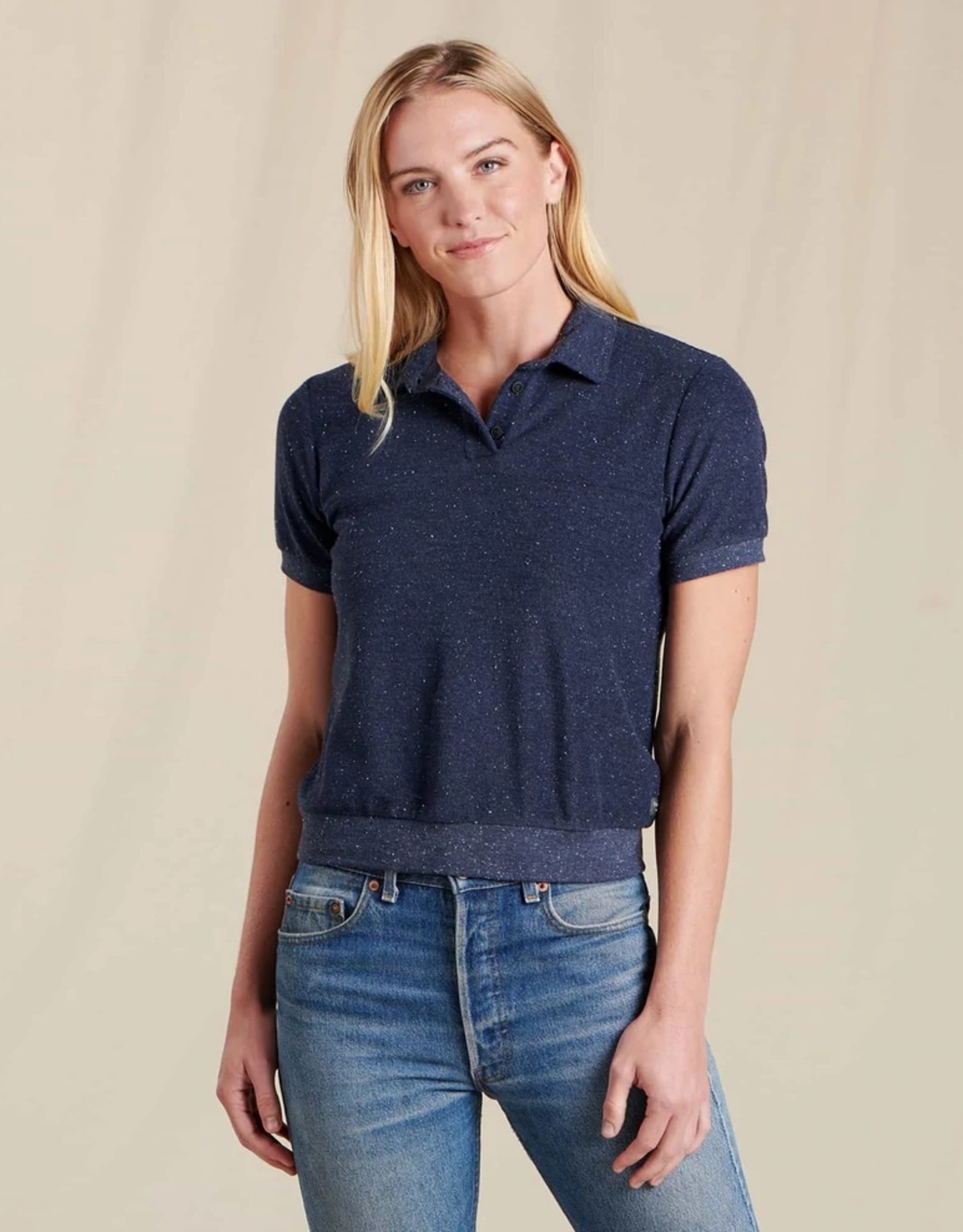 Toad&Co W Eventide Terry SS Polo