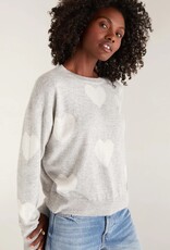 Z Supply Tossed Heart Sweater
