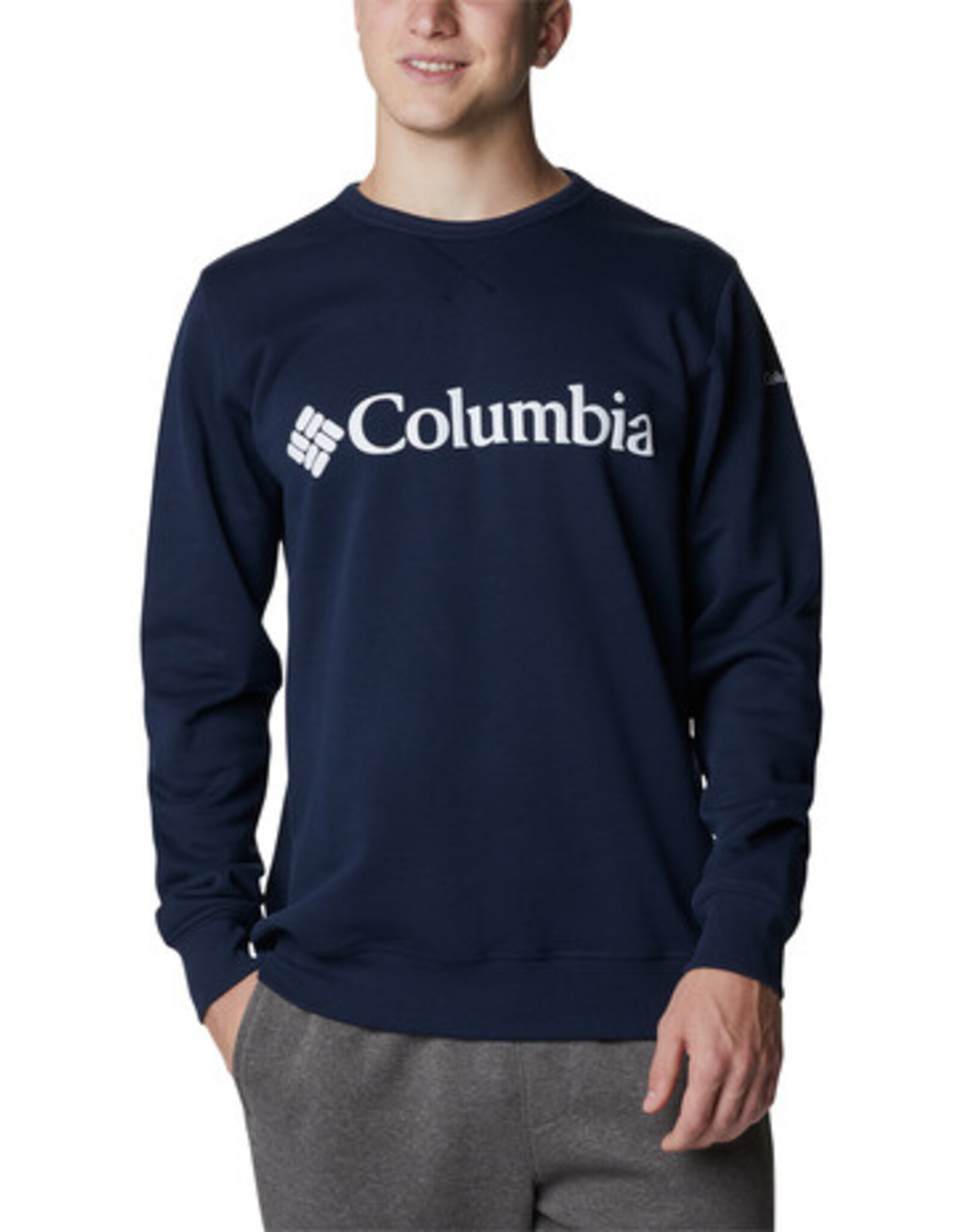 Columbia M Columbia Logo Fleece Crew