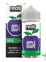 Reds Apple E-Liquid By 7 Daze 100ML - Apple Grape 3MG