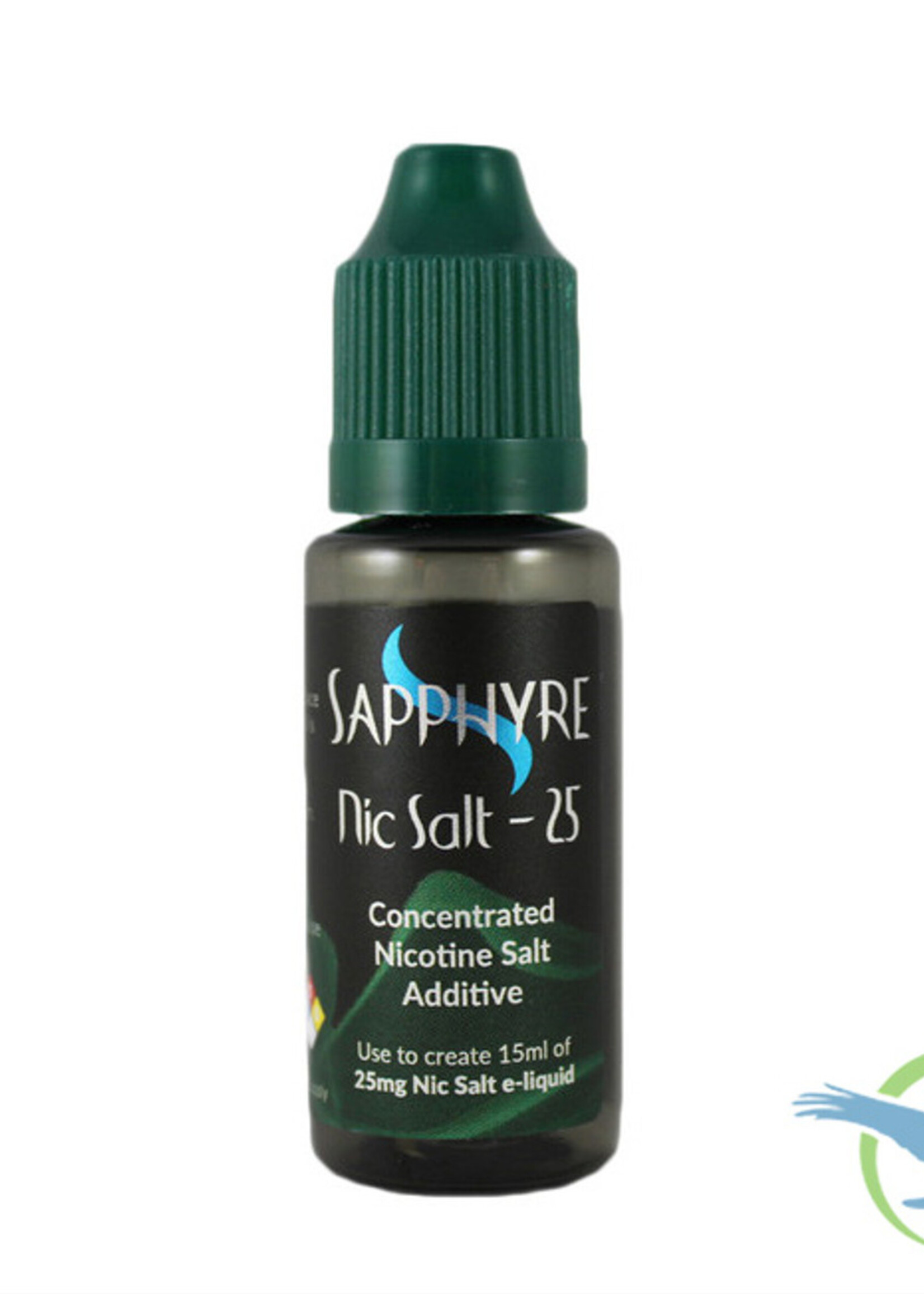 Sapphyre Salt Nic 25 Concentrated Solution PreMeasured for 25mg in 15mL Mixing Bottle