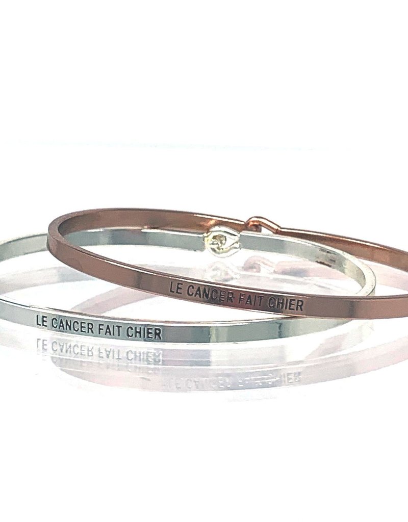 Le Cancer - Fait Chier Bangle Bracelet