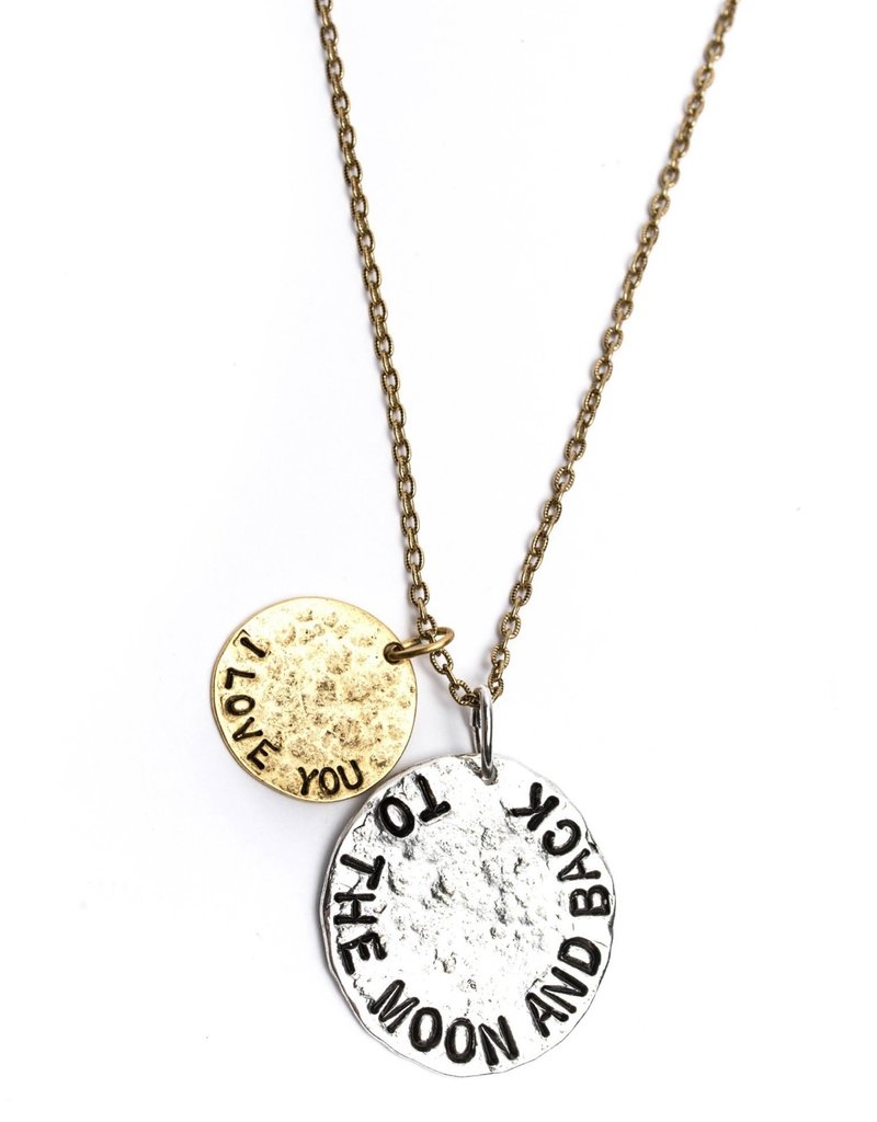 Diana Warner-I Love You to the Moon and Back Necklace