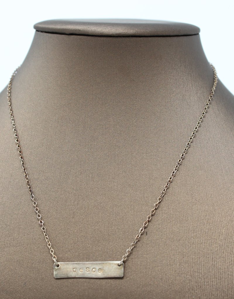 Peace Gold Necklace - Holly Mills N27