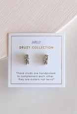 Indigo Faire Druzy Bar Stud Earring