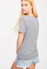 Socialite Waterford V-Neck Tee Heather Grey