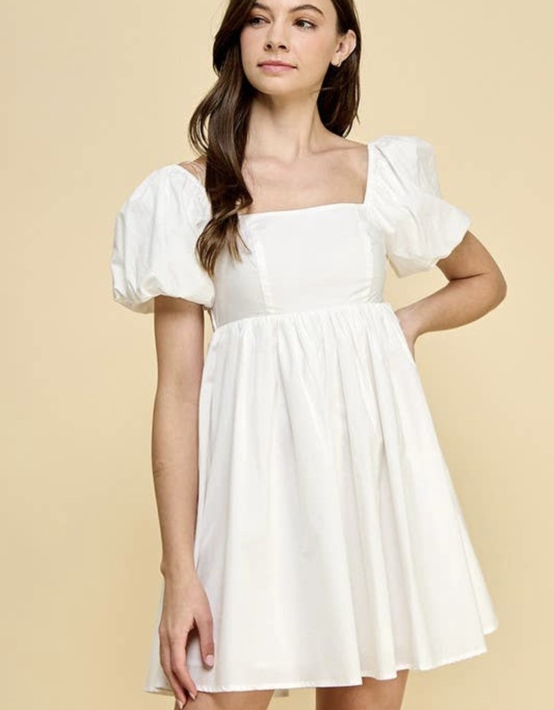 TCEC TCEC- Puff Sleeve Dress