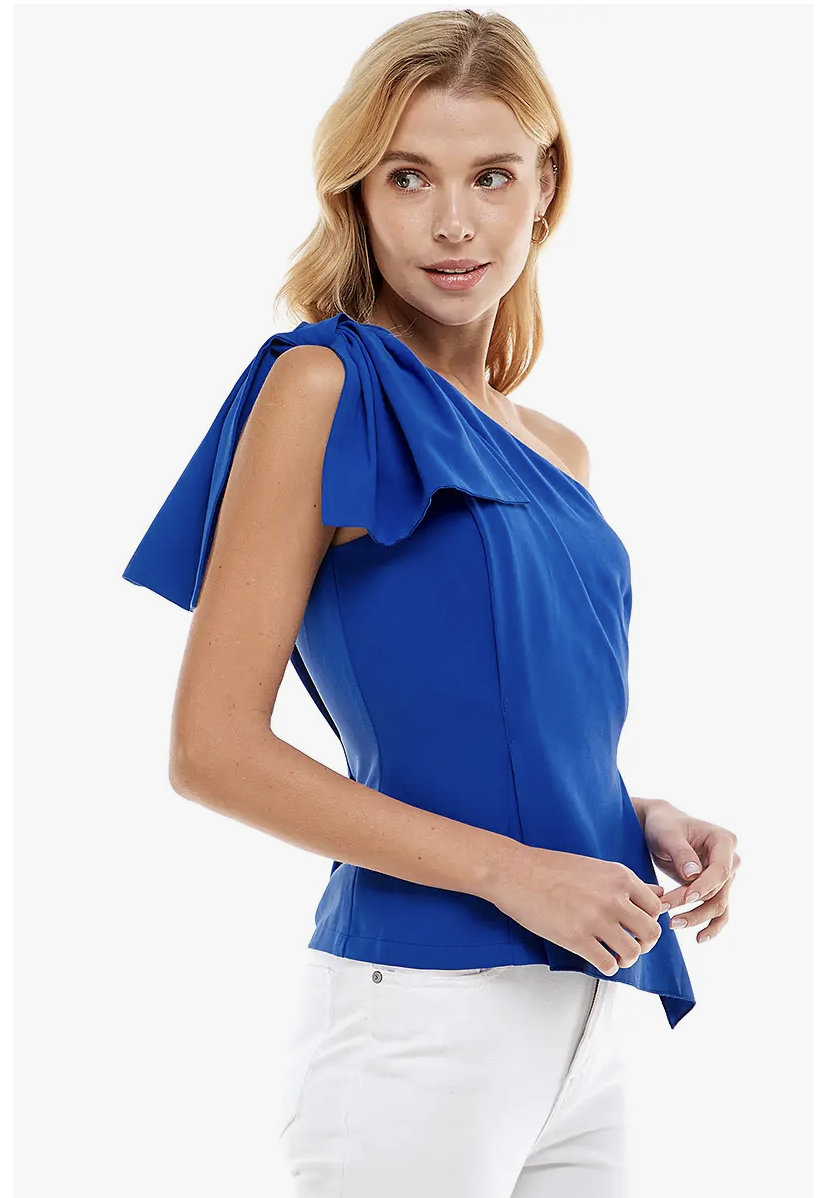 TCEC One Shoulder Asymmetrical Top