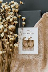 Jax Kelly Jax Kelly- Druzy Rectangle Hoop
