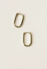 Jax Kelly Jax Kelly- Druzy Rectangle Hoop
