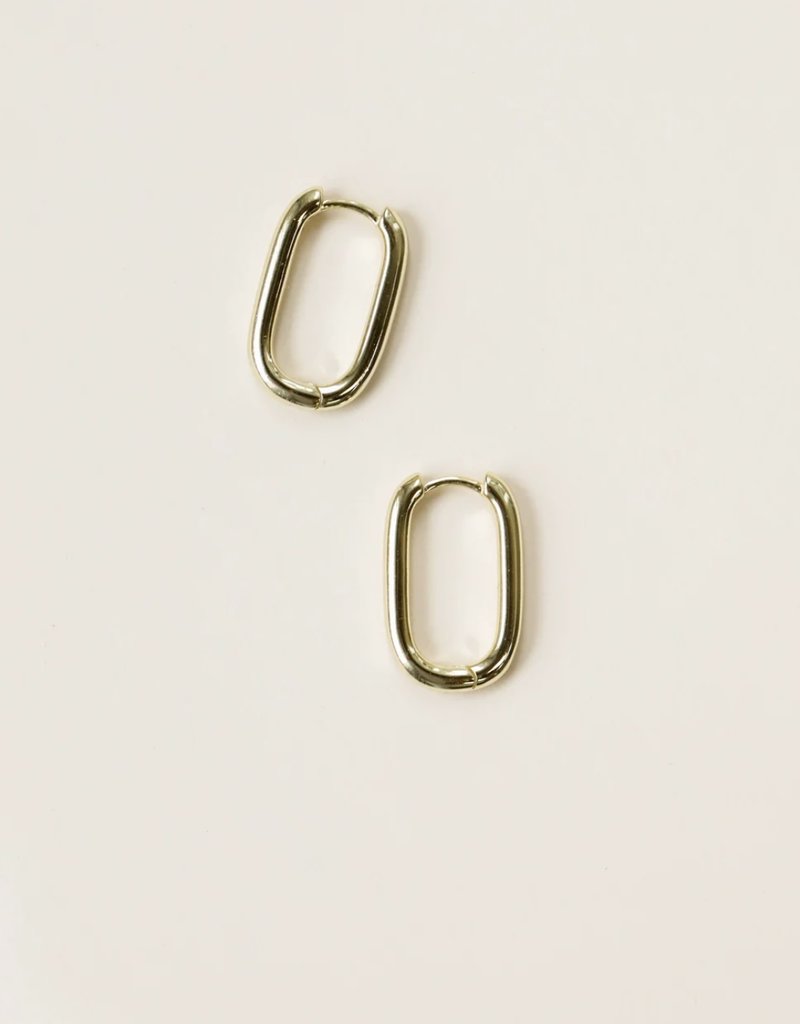 Jax Kelly Jax Kelly- Druzy Rectangle Hoop