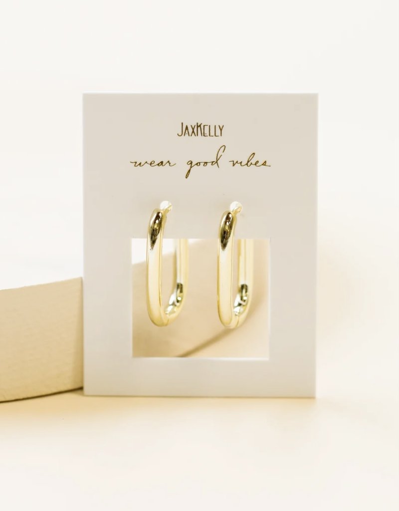 Jax Kelly Jax Kelly- Druzy Rectangle Hoop