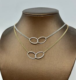 Diana Warner- Gigi - Double ovals connected on double chains
