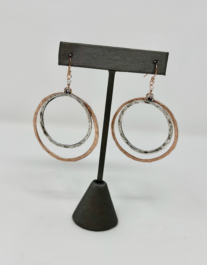 diana warner Diana Warner-TERE Double hoop earrings