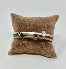 Diana Warner-Small Oval Stacking Bracelet
