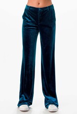 Mini LA- Velvet Straight Leg Pants