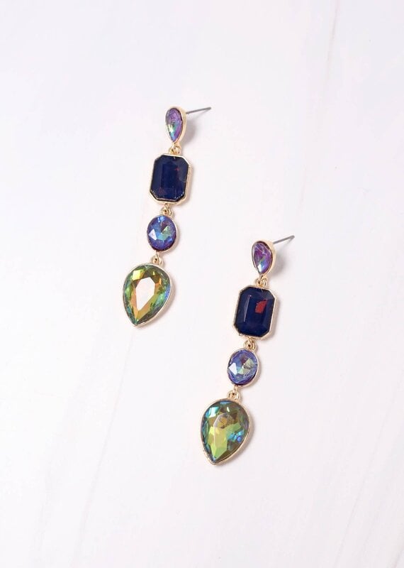 Caroline Hill Louise Stone Drop Earring