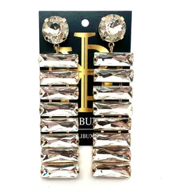 Karli Buxton Karli Buxton Earring - Baguette Crystals