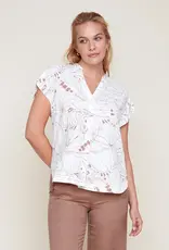 Renuar Renuar R5089 Linen/Rayon Woven Blouse