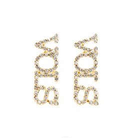 Brianna Cannon Brianna Cannon UT Vols Pave Rhinestone Earring