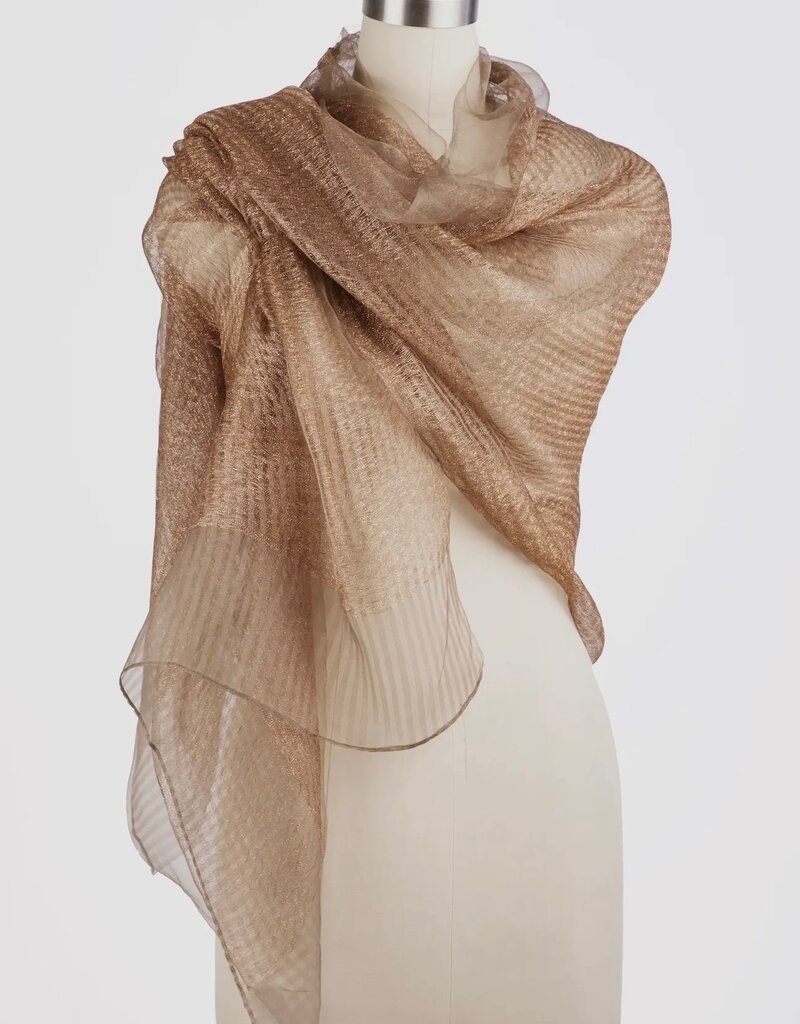 Saachi Saachi Sparkle Sheer Social Wrap Copper