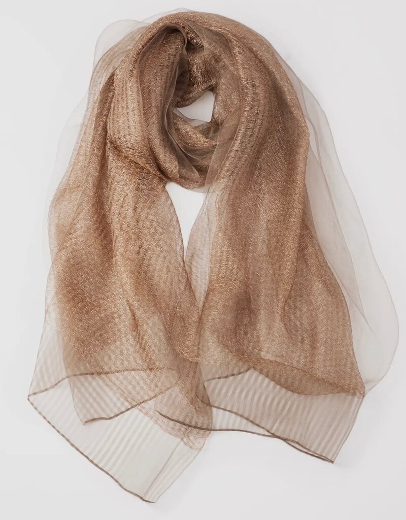 Saachi Saachi Sparkle Sheer Social Wrap Copper