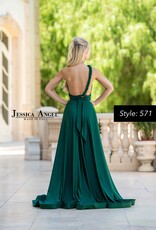 Formal Wrap Dress With Full Skirt