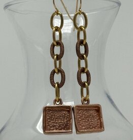 DW Martha Long Earring Rose/Rosegold