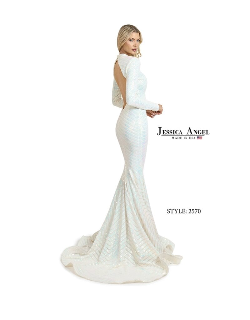 Jessica Angel #2570 SR White/Blue