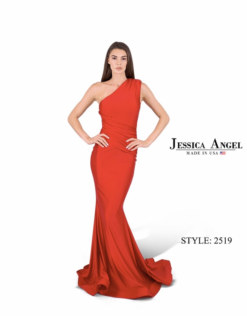 Elegant Mermaid Style Formal Gown with One Shoulder