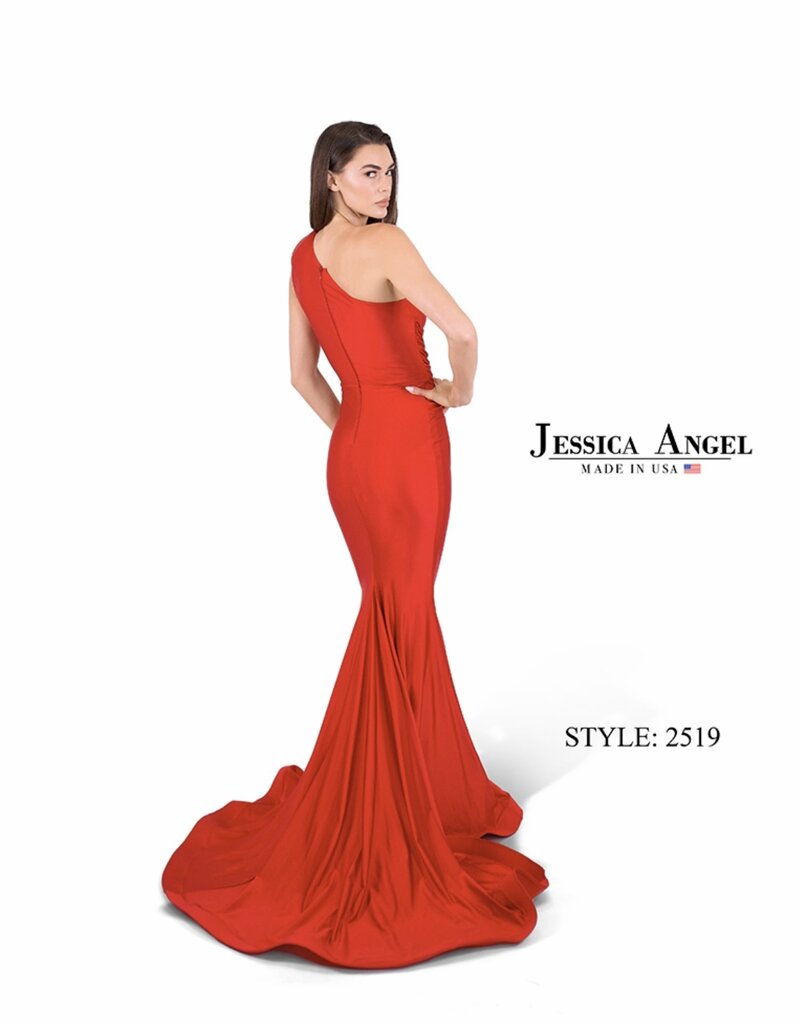 Elegant Mermaid Style Formal Gown with One Shoulder