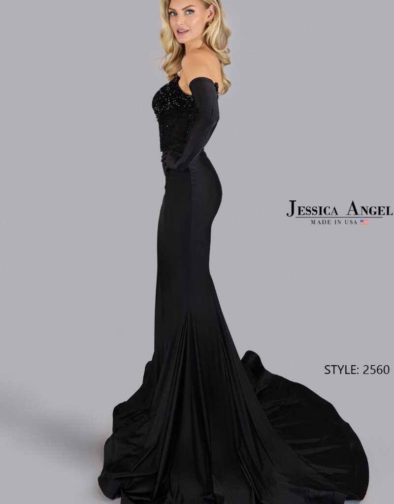 Strapless Formal Gown with Intricate Beading
