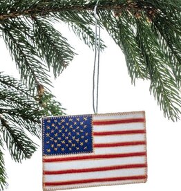 Silk Road Bazaar Silk Road Bazaar American Flag Ornament