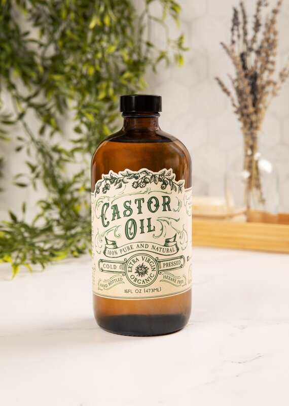 Roots And Leaves- Organic Cold Pressed Castor Oil 16oz