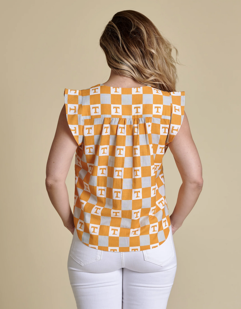 Stewart Simmons Stewart Simmons- The Go Gingham Ruffle Tank