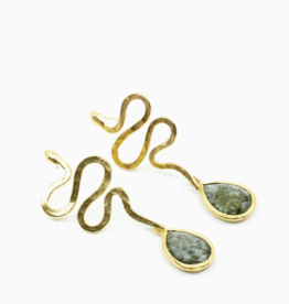 Zeyzey Zeyzey Snake w/ Green Stone