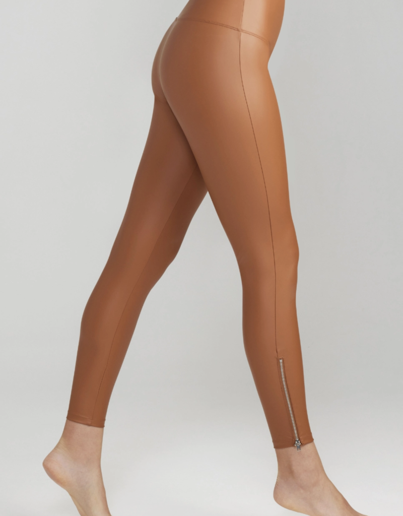Yummie Yummie Faux Leather Shaping Legging Side Zip