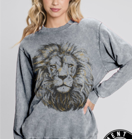 Hrt and Luv HrtandLuv Lion in Foil Sweatshirt