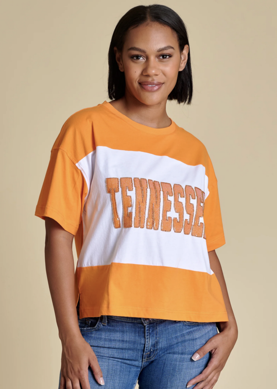 Stewart Simmons Stewart Simmons- The Colorblock Sequin Tee