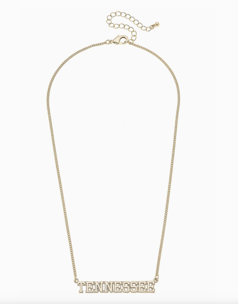 Canvas Style Canvas Style Vols Varsity Outline Necklace