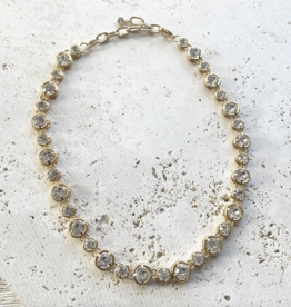 VB&CO Designs VB%CO Designs Chunky Clear Statement Tennis Necklace