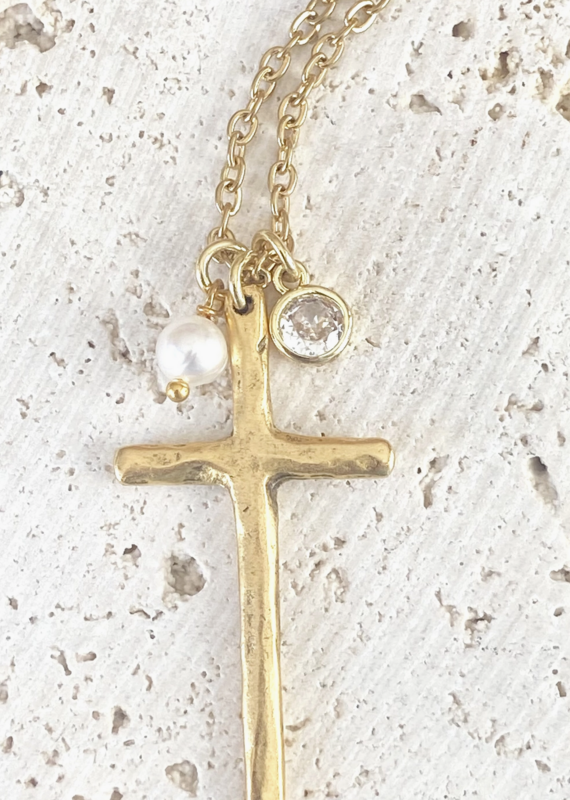 VB&CO Designs VB&CO Cross Necklace