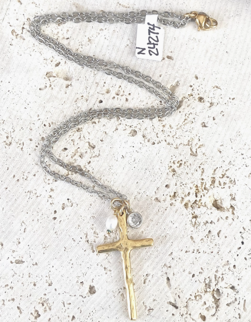 VB&CO Designs VB&CO Cross Necklace