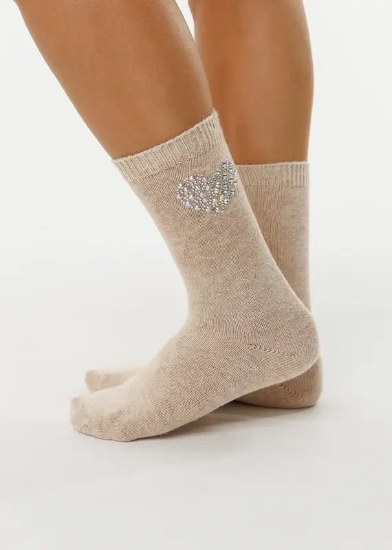 LimLim Limlim Heart Crystal Cashmere Blend