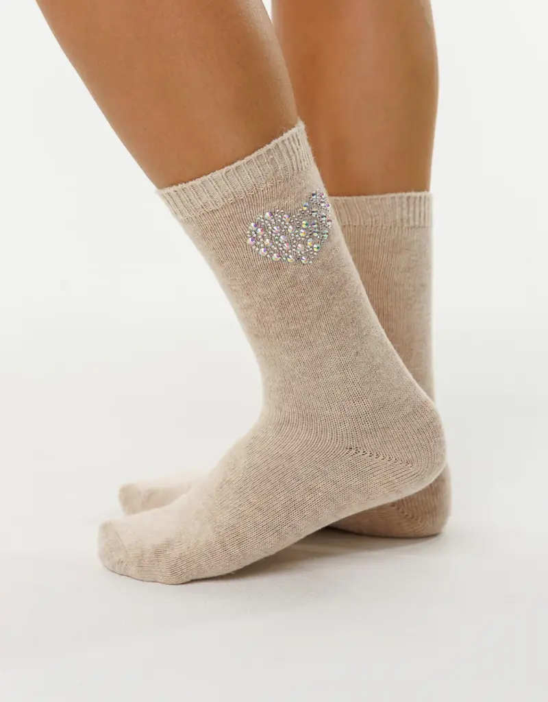 LimLim Limlim Heart Crystal Cashmere Blend