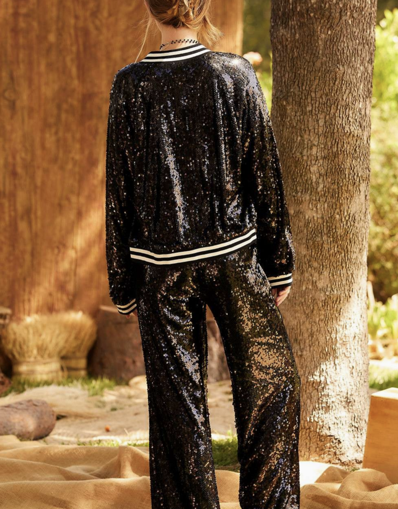 Main Strip Main Street Sequin Wide Leg