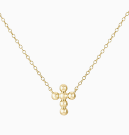 bloo and ro Bloo And Ro- Ball Cross Necklace