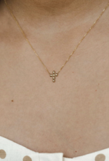 bloo and ro Bloo And Ro- Ball Cross Necklace