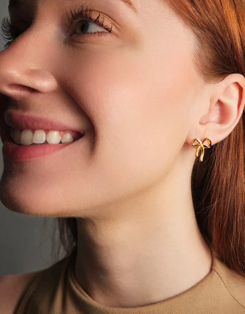 HolyBang HolyBang Jewelry- Dainty Bow Earrings