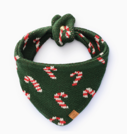 Foggy Dog Foggy Dog Candy Cane Knit Bandana
